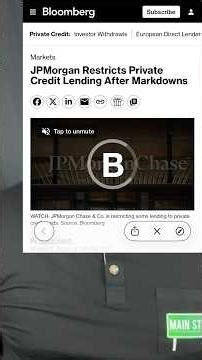 How JPMorgan’s Private Credit Crackdown Hits Main Street| Layoffs, Higher Prices, AI Fears Explained