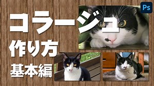 シンプルなコラージュ画像を作る方法【クリッピングマスク編】