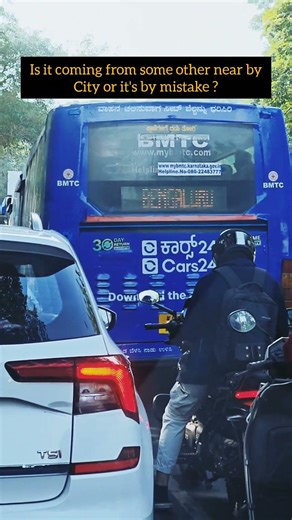 Bengaluru in Bengaluru? 🤔🚍!Namma BMTC riddle 😅😎 #BMTC #Bengaluru #Shorts