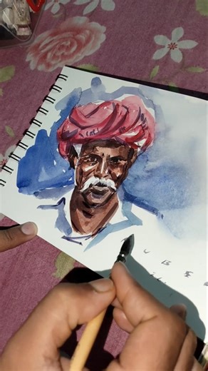 Watercolor Portrait Demonstration #art #painting #watercolor #watercolorportraitpainting #artist