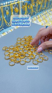 Nhẫn mo 8li cho bé vàng 610 #tiemvangtuyetnhung | Tiệm Vàng TUYẾT NHUNG - Kiên Giang