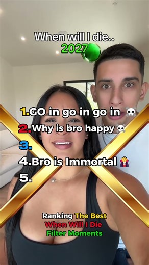 Ranking The Best When Will I Die Filter Moments ☠️🧛