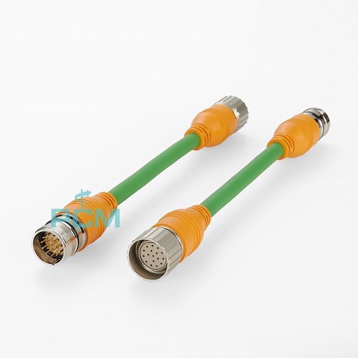 [Hot Item] M23 Pre-Molded Cable Connector 17 Pin Connection