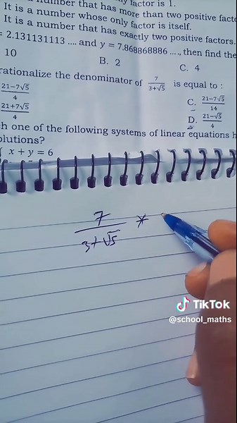 Understanding Model Exam Questions for Math Students