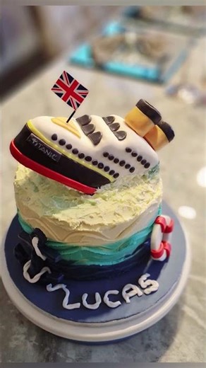 Titanic theme cake#cake #titanic