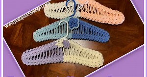 Ernestine's Hanger Covers Crochet Pattern | Posh Pooch Designs