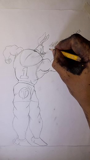 Dibujo de Bugs Bunny Mamadísimo