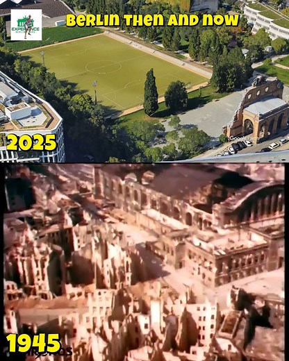 189K views · 3.2K reactions | 1945 footage taken from a U.S. Army reconnaisance plane from the ruins of Anhalter Bahnhof southeast toward the U-bahn bridge over Gleisdreieck Park. #berlin #ww2 #thenandnow | Steve's Experience Berlin Tours | Facebook