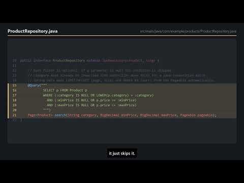 Products API with Paging, Sorting & Filtering in Spring Boot | Project 2 Walkthrough