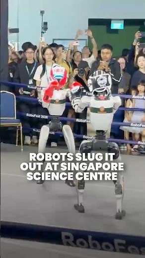 Boxing robots duke it out at Science Centre Singapore's RoboFest 2026