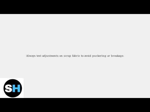 How To Adjust Stitch Length On Singer C430 – Sewing Machine Tutorial