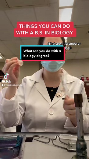 Just some of the careers you can choose with a biology degree! #career #biology #bio #mosbioadventures #science #scitok #degree #student #college #thingsyoucando #stem #womeninstem