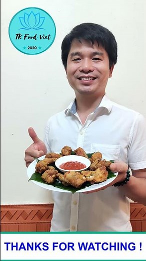 Ếch chiên giòn - Cách làm Ếch chiên giòn chuẩn công thức nhà hàng | TK Food Viet #Shorts