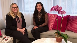 Celebrity makeup 💄 artist Kelsey Deenihan and Avon Representative Ivanna Diaz stopped by the studio today to help us celebrate National Boss Day and give us a few beauty tips for the boss on the go! 👠💼 | Avon North America Ambassadors