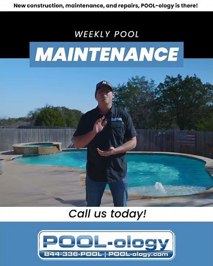 Weekly pool maintenance with POOL-ology!