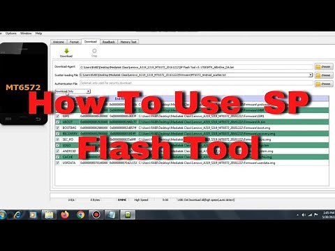 How To Use SP Flash Tool | Flash Stock Rom To Any MediaTek Chipset Mobiles | GADGET GLORY