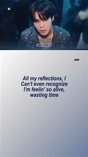 JIMIN - Like Crazy (English Ver.) (Lyrics)