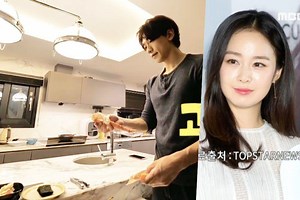 Watch: Rain Reveals His And Kim Tae Hee's Kitchen As He Cooks For His Family At Home | Soompi