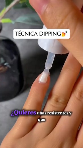 💜TÉCNICA DIPPING💜 #nails #nailart #nailtutorial #beauty #manicure #beauty #viral #dipping #dippingnails | Uñas uno A