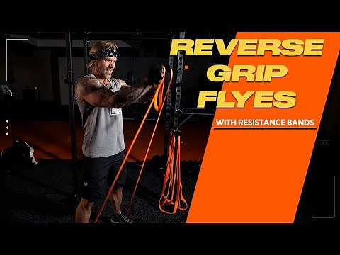Training Upper Chest: Reverse Grip Flyes with Resistance Bands