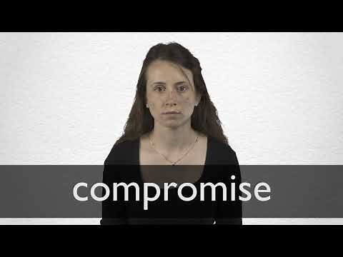 How to pronounce COMPROMISE in British English