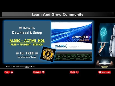 How to Download FREE ALDEC Active HDL Student Edition