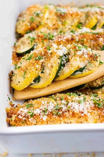 Zucchini and Squash Casserole Recipe - Evolving Table