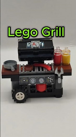 How to Build a LEGO Grill 🔥 | Quick DIY Tutorial #lego #legosets #miniature #legofan #auto