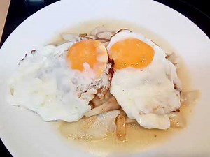 Recipe with BOLETUS edulis AL AJILLO with fried eggs #boletus