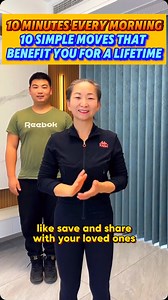 36K views · 26K reactions | Start your day with intention and movement. These 10 easy exercises wake up your joints, boost circulation, and center your mind — all in just 10 minutes. Do them daily, and feel the long-term benefits in your body, mood, and energy levels. #MorningMovement #10MinuteRoutine #LifelongWellness #TheWellnessEdit #SimpleMovesBigImpact #DailyVitality #GentleFlow #BeenTreenVibes | Healingg Taichi | Facebook