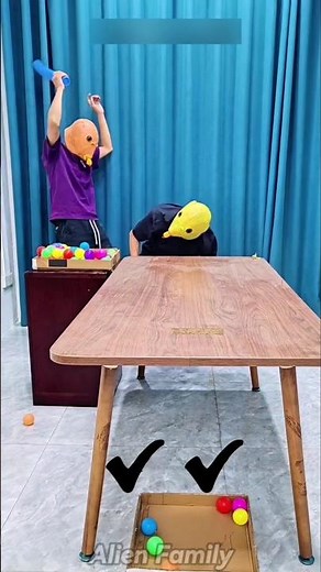 Alien Family Playing Pot the Ball with Hillarius Punishment | Game Challenge #alienfamily