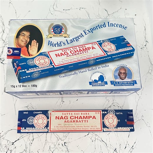 Nag Champa Incense Sticks – Meditation, Relaxation, Spiritual Cleansing & Calm Energy (20 Sticks) - Etsy UK