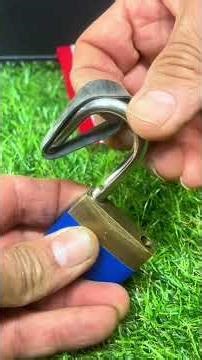 Rust-proof lock with old rubber !Who needs WD-40? #LifeHacks #DIYHacks #TikTokMadeMeDoIt