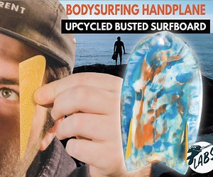 Upcycled Body Surfing Hand Plane - Board Shaping and Fiberglassing
