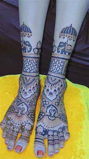 नए मॉडल के डिज़ाइन वाले पैर 2026#bridalmehndidesign #prayagraj#shortvideo #viralvideo