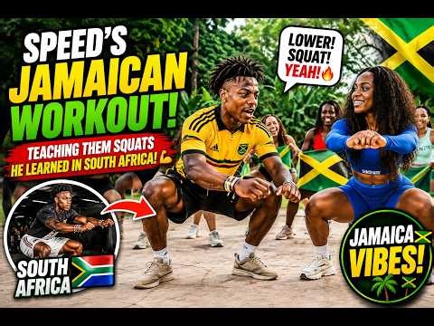 #ishowspeed TEACHES Jamaican Ladies South African Squats! 🇯🇲🇿🇦 Speed’s Wild Workout!