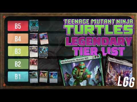 Teenage Mutant Ninja Turtles Legendary Tier List | Magic: the Gathering | Commander EDH TMNT MTG