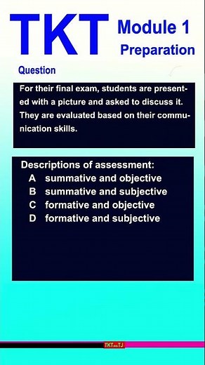 TKT Module 1 Practice Test with Answers