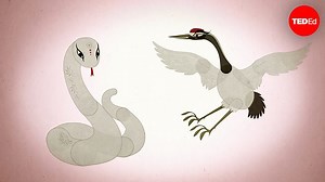 The Chinese myth of the immortal white snake