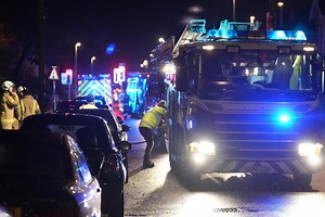 Fire breaks out at property in Worthing - In pictures