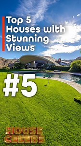 Top 5 Houses with Breathtaking Views | No. 5 Linda Hope - Palm Springs, California - $13 Million Meet the Bob & Dolores Hope Estate, a majestic and historical piece of architecture that's hard to put into words. Designed by John Lautner and commissioned by the legendary Bob & Dolores Hope, this iconic estate has entertained dignitaries from around the world and is widely regarded as one of the most iconic pieces of architecture in the world. Now, it's owned by Linda Hope's family, who are facing