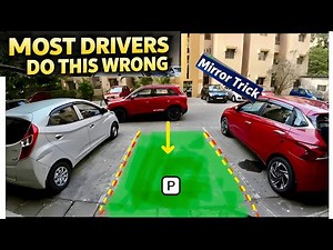 I Parked Perfectly Using ONLY My Mirrors (No Guessing!) I Mirror Technique