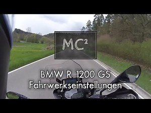 BMW R 1200 GS - Fahrwerkseinstellungen