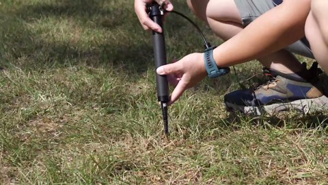 GRA-GNT Package: Hand-Twist Ground Spike Antenna Mount, Tiny Tripod, Pole Mount,Apartment Ham Radio, 1.45 pounds, UHF Connector