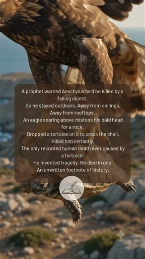 The Father of Greek Tragedy Was Killed by a Tortoise Dropped by an Eagle