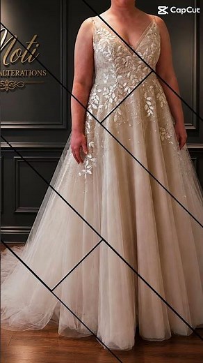 wedding dress alterations cincinnati before and after moti bridal alterations