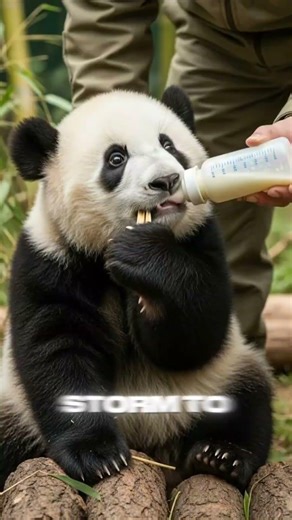 Baby Panda Falls 30 Feet in Storm… Crash Rescue Shocked Everyone