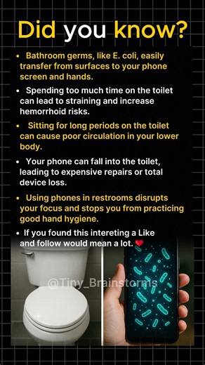 Why You Should Never Use Your Phone In The Bathroom
