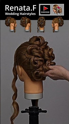 Účes Na Svatbu do 10 minut ⏱️ | Drdol Pro Dlouhé Vlasy #bridalupdo #hairstyletutorial