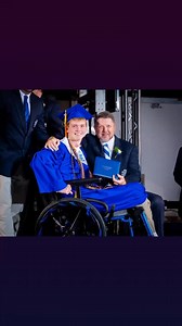 Seven months ago, everything changed in a split second.Carson Kimball was doing what he loved, playing quarterback for his high school football team, when he took a hit that fractured his C5 vertebra and damaged his spinal cord. He was paralyzed from the chest down.We first shared Carson’s story back in November, when his parents were at his bedside in the ICU. At the time, his mom Kristy said, “He’s a fighter. He’s going to come through this.”This week, Carson crossed the graduation stage and d